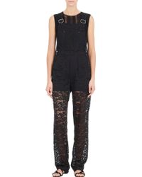 Nina Ricci Guipure Lace Overalls - Lyst