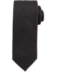 Hugo Boss Textured Solid Silk Tie - Lyst