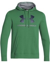 olive green under armour hoodie