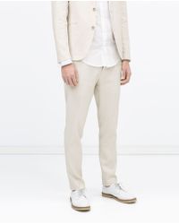 zara linen trousers mens