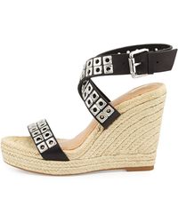 Vc Signature Dacia Grommet Espadrille Wedge - Lyst