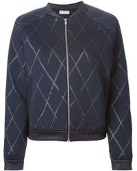 Balenciaga Quilted Bomber Jacket - Lyst