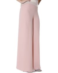 Ermanno Scervino Palazzo Pants In Chiffon - Lyst