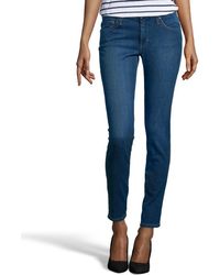 James Jeans Medium Blue Wash Stretch Denim 'Louiseville' Skinny Jeans - Lyst