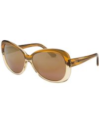 Emilio Pucci Women'S Square Cognac Sunglasses - Lyst