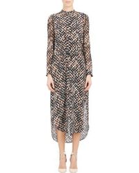 Saloni Boa-Print Molly Shirtdress - Lyst
