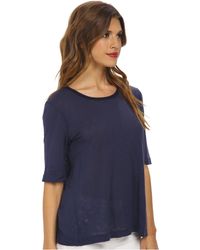 Splendid Slub Tee - Lyst