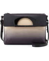 Christian Louboutin Passage Ombre Pebbled Leather Messenger Bag - Lyst