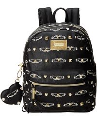 Betsey Johnson Studded Signature Mini Backpack - Lyst