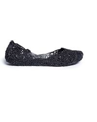 Melissa X Campana 'Fitas' Rose Glitter Flats - Lyst