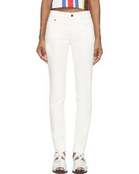 Proenza Schouler Creamy White Denim Ps_J2 Skinny Jeans - Lyst