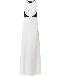 OSMAN Bi-Colour Crepe Gown - Lyst