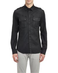 Belstaff Fulford Coated Military Shirt - Lyst