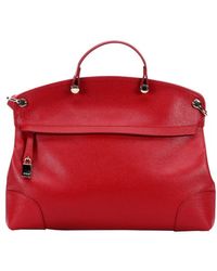 Furla Cabernet Leather 'Piper' Large Top Handle Tote - Lyst