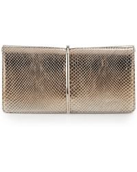 Nina Ricci Arc Python Clutch Bag - Lyst