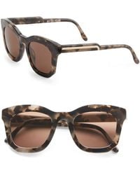 Stella McCartney 48Mm Oversized Square Sunglasses/Grey Tortoise - Lyst