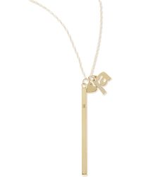 Jennifer Zeuner I Heart Necklace With Your Choice Of 2 Letter Charms - Lyst