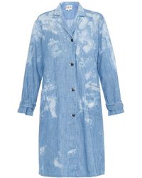 Sea Japanese Railroad Denim Overcoat - Lyst