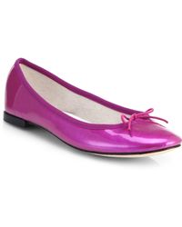 Repetto Cendrillon Patent Leather Ballet Flats - Lyst
