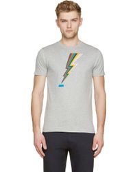 Paul Smith Heather Lightening Bolt T_Shirt - Lyst