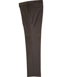 dark brown suit pants