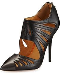 L.a.m.b. Kegan Leather Cutout Pump - Lyst