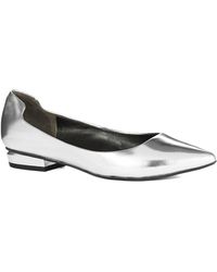 kenneth cole silver flats
