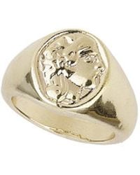 Topshop Freedom Found Engraved Pinky Ring - Lyst