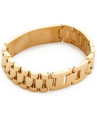 Fallon Jackie Id Watch Band Bracelet - Gold - Lyst