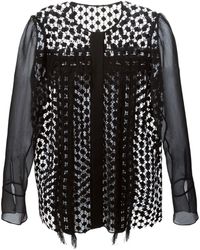Chloé Sheer Top - Lyst