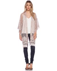 Anna Sui Crochet Lace Kimono - Lyst