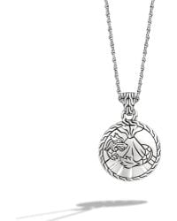 John Hardy Heritage Round Charm Pendant - Lyst