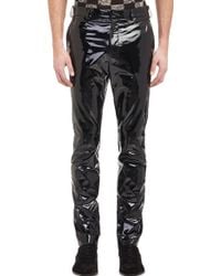 Haider Ackermann Patent Leather Trousers - Lyst