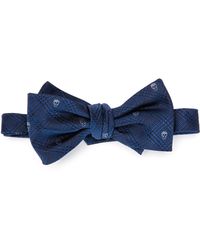 Alexander McQueen Prince Of Wales Bow Tie - Lyst