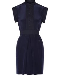 See By Chloé Washed-Silk Mini Dress - Lyst