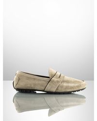 Ralph Lauren Hayward Suede Driver - Lyst