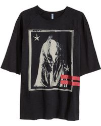 H&M Long T-Shirt - Lyst