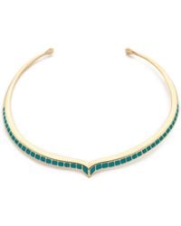 Aurelie Bidermann Choker Necklace - Gold - Lyst