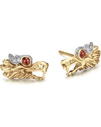 John Hardy Small Dragon Head Studs Earrings. - Lyst