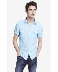 two pocket short sleeve shirt