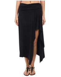 Michael Kors Draped Cover-Up Skirt - Lyst