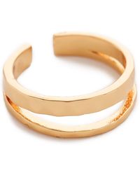 Gorjana Taner Split Midi Ring - Gold - Lyst