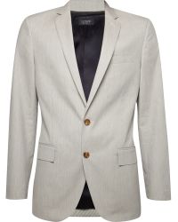 J.Crew Ludlow Striped Cotton Suit Jacket - Lyst