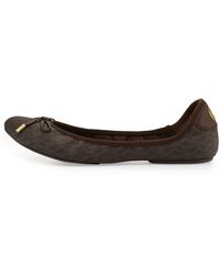 MICHAEL Michael Kors City Logo Ballet Flat - Lyst