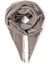 Fendi Ff Logo Scarf - Lyst