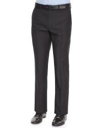 Theory Marlo Ganler Large-Plaid Wool Trousers - Lyst