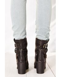 jeffrey campbell black boots with buckles