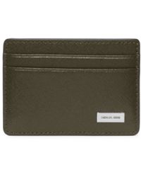 Michael Kors Leather Card Case - Lyst