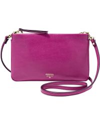 fossil violet crossbody