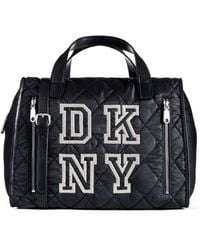 DKNY Collegiate Embroidery Satchel - Lyst